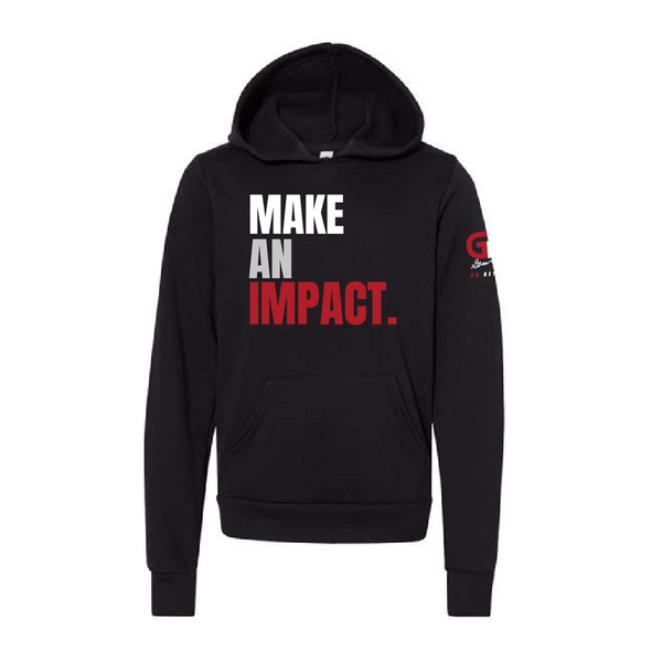 "MAKE AN IMPACT" Slogan Hoodie